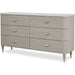 AICO Eclipse Dresser in Moonlight - Visions in Furniture (La Mirada, CA)