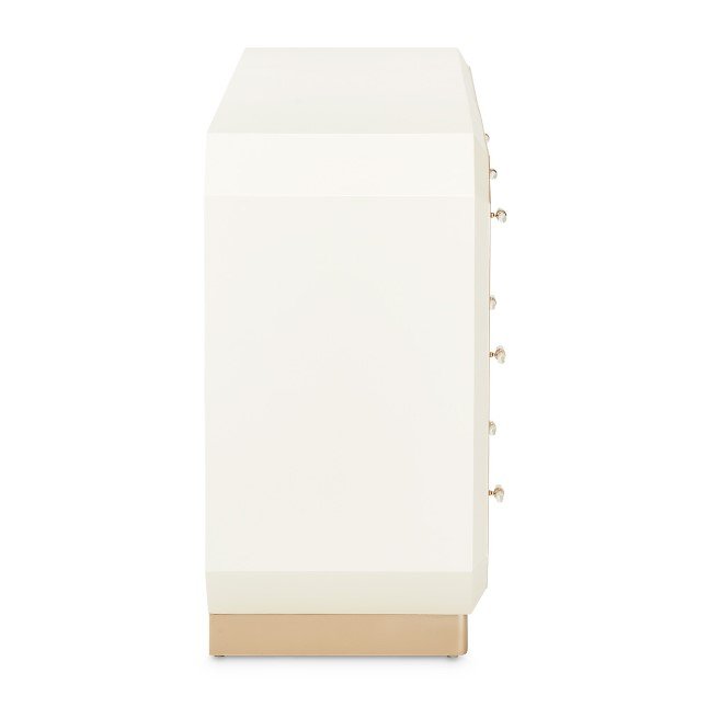 AICO La Rachelle Dresser in Medium Champagne - Visions in Furniture (La Mirada, CA)