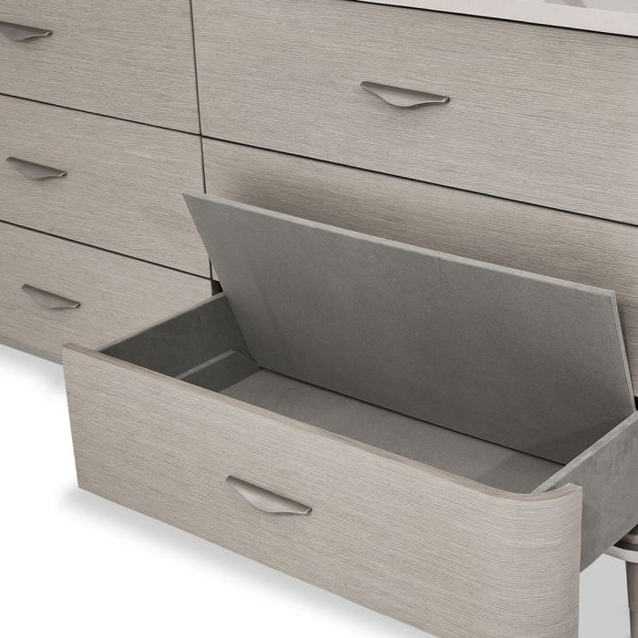 AICO Eclipse Dresser in Moonlight - Visions in Furniture (La Mirada, CA)