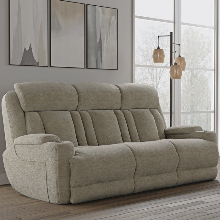 Parker Living Dalton - Lucky Fawn Power Reclining Sofa Loveseat and Recliner