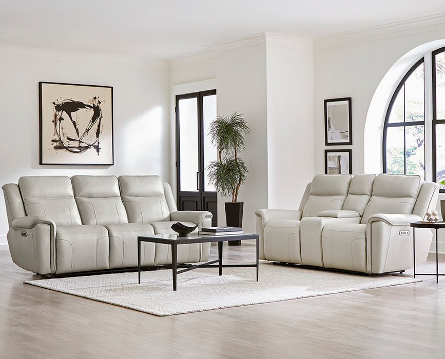 Parker Living Atlantis - Whisper Ivory Power Reclining Zero Gravity Sofa and Loveseat