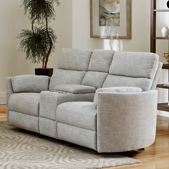 Parker Living Radius - Mineral Power Glider Reclining Console Loveseat
