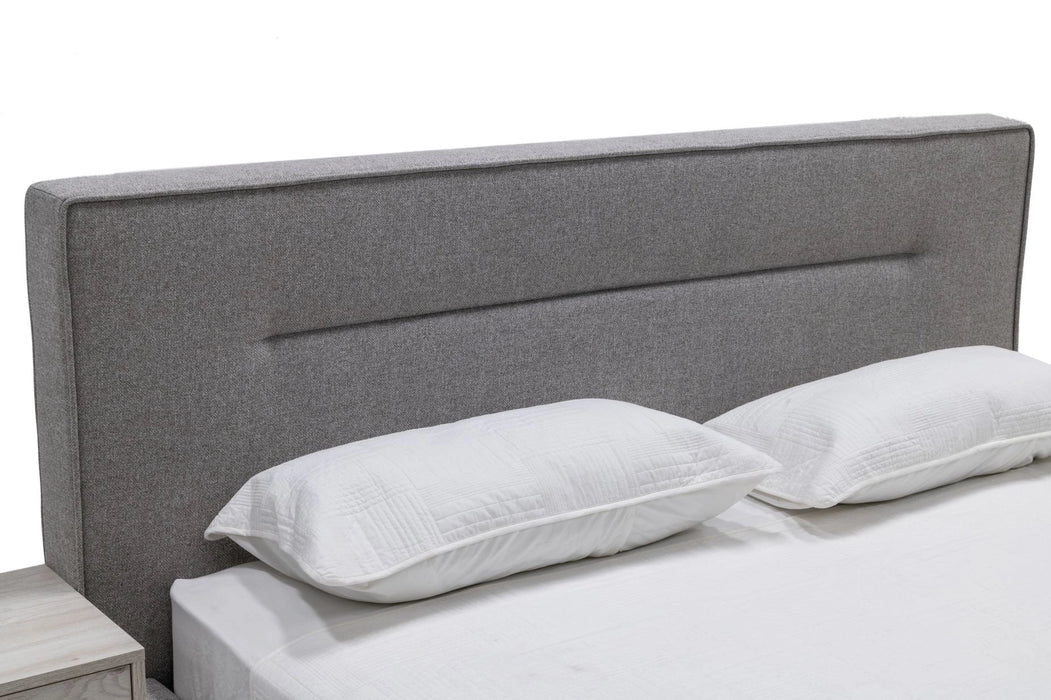Juliana - Italian Modern Grey Upholstered Bed