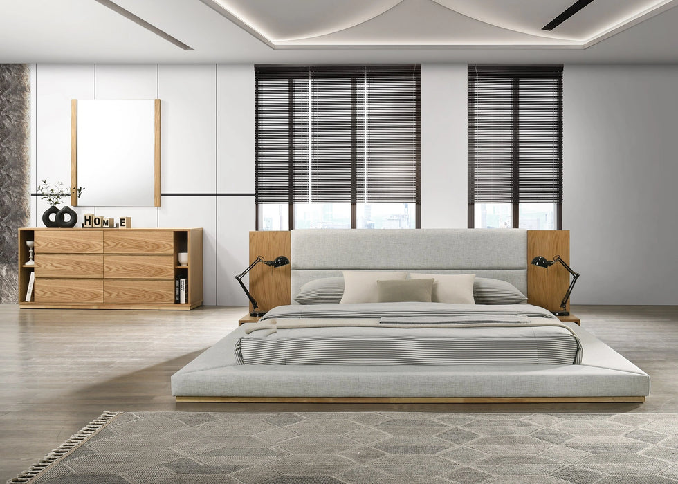 Jagger Modern Natural Oak Bedroom Set