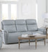 Parker Living Cascade - Seamist Grey Power Reclining Sofa and Loveseat