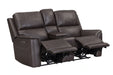 Parker Living Easton - Steamboat Brown Zero Gravity Power Reclining Tilt Console Loveseat P3