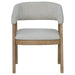 Parker House Escape - Dining 54 Inch Round Table with Buffet Server and 4 Barrel Chairs