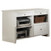 Parker House Boca L Shape Desk with Credenza and Hutch