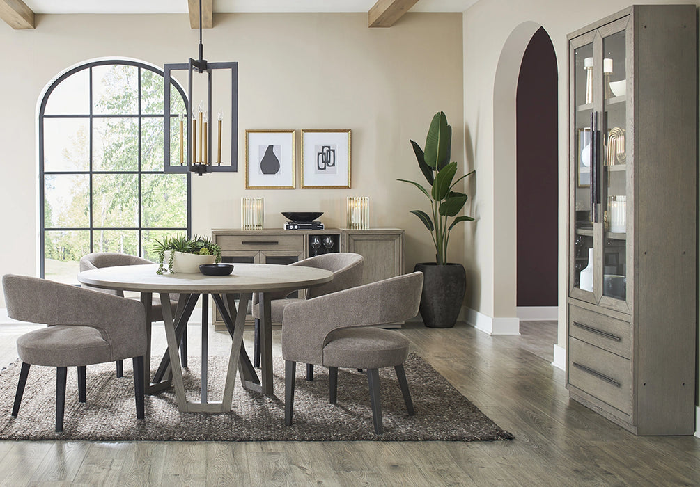 Parker House Pure Modern Dining 60 Inch Round Table with Wood Base