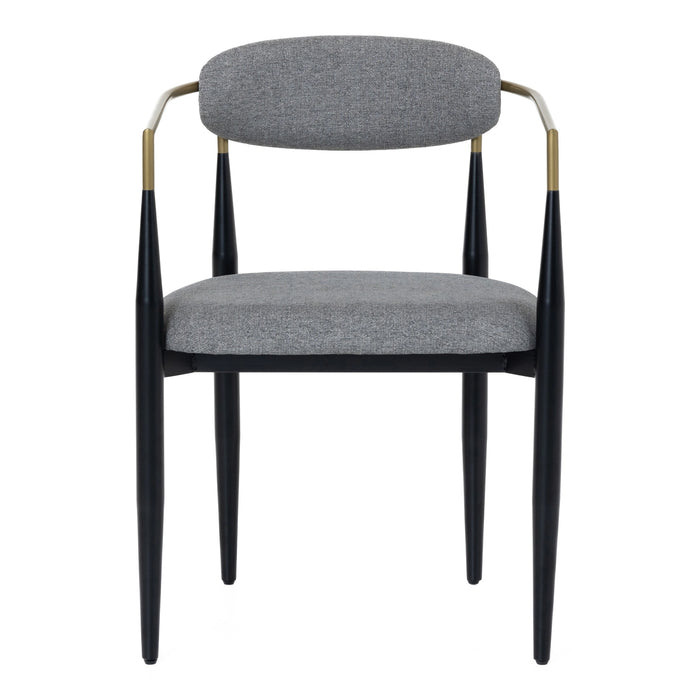 Buchtel - Mid-Century Modern Fabric Dining Chair