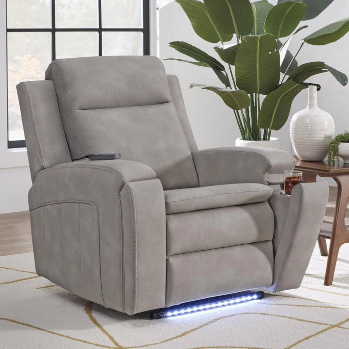 Parker Living Armstrong Power Recliner with Heat Massage and Auto-Glide