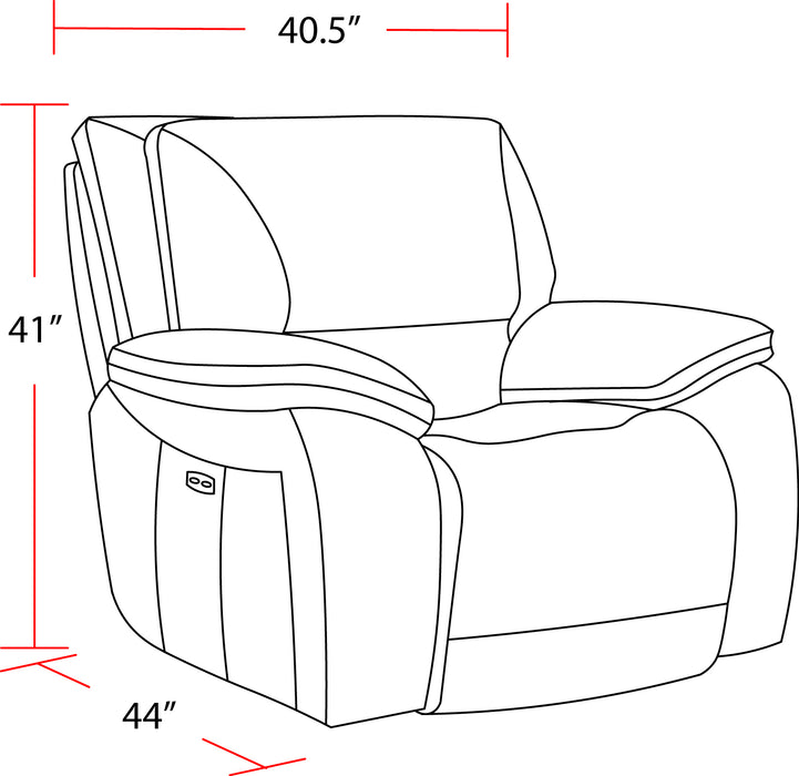 Parker Living Vail - Burnt Sienna Power Recliner Two Pack