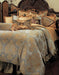 AICO Elizabeth13-pc King Comforter Set in Aqua - Visions in Furniture (La Mirada, CA)