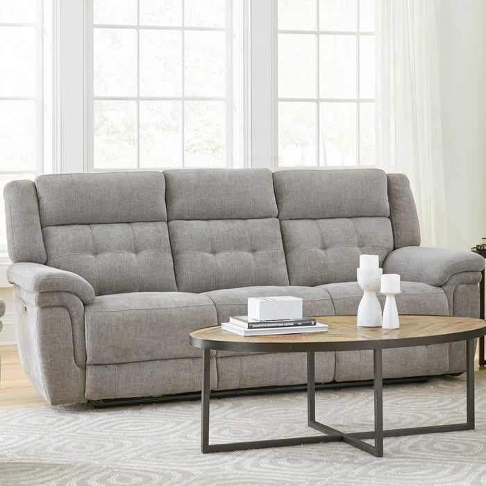 Parker Living Richland - Bristol Grey Power Reclining Sofa