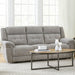 Parker Living Richland - Bristol Grey Power Reclining Sofa and Two Recliners