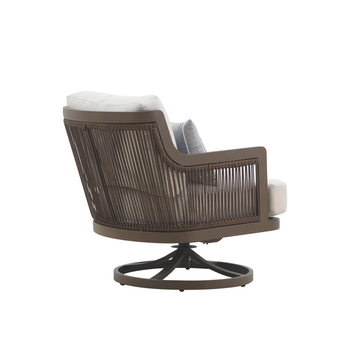 Genova Patio Swivel Club Chair W/Accent Pillow (2 Per Carton)