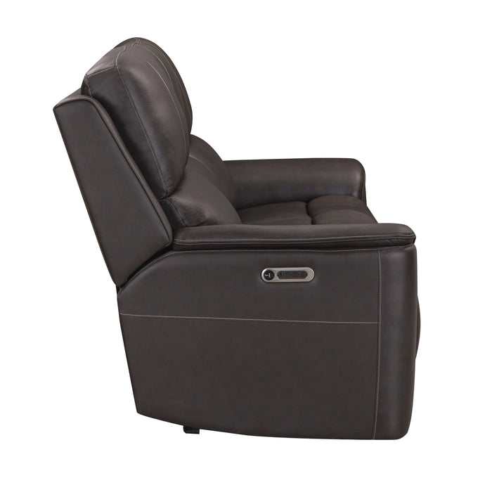 Parker Living Easton - Steamboat Brown Zero Gravity Power Reclining Sofa P3