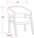 Parker House Escape - Dining Barrel Dining Chair (2/CTN Sold in pairs)