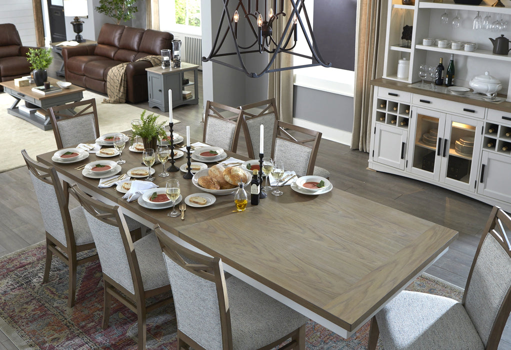 Parker House Americana Modern Dining 88 inch Trestle Extendable Dining Table