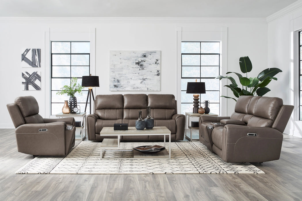 Parker Living Hancock Zero Gravity Power Reclining Sofa Loveseat and Recliner