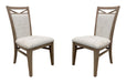 Parker House Americana Modern Dining Upholstered Dining Chair Two Pack