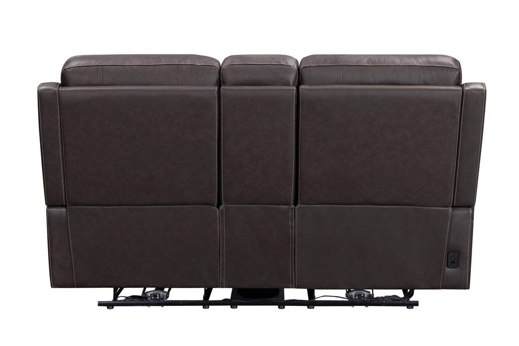 Parker Living Easton - Steamboat Brown Zero Gravity Power Reclining Tilt Console Loveseat P3