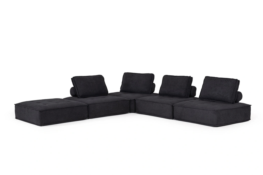 Divani Casa Nolden Modern Sectional Sofa