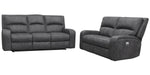 Parker Living Polaris - Slate Power Reclining Sofa and Loveseat