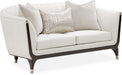 AICO Paris Chic Loveseat Cremini in Espresso - Visions in Furniture (La Mirada, CA)