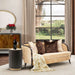 AICO Malibu Crest Loveseat in Dark Espresso - Visions in Furniture (La Mirada, CA)