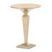 AICO Malibu Crest Round Pedestal Tea Table in Crotch Mahogany - Visions in Furniture (La Mirada, CA)