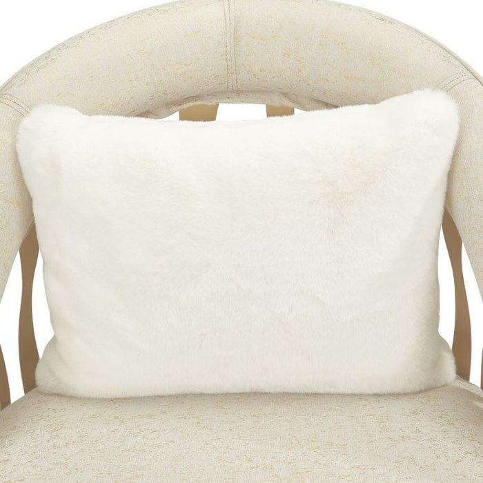 AICO La Rachelle Flame Chair Gold Rush in Medium Champagne - Visions in Furniture (La Mirada, CA)