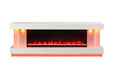 Peseux 71" TV Stand w/ Electric Fire Place - Visions in Furniture (La Mirada, CA)