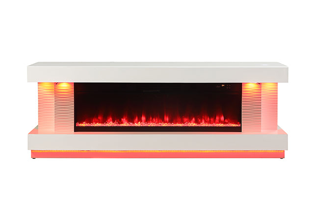 Peseux 71" TV Stand w/ Electric Fire Place - Visions in Furniture (La Mirada, CA)