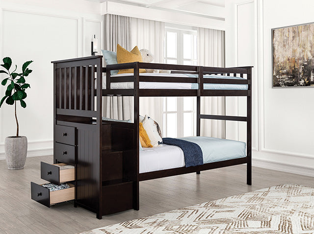 Ontario Twin/Twin Bunk Bed - Visions in Furniture (La Mirada, CA)
