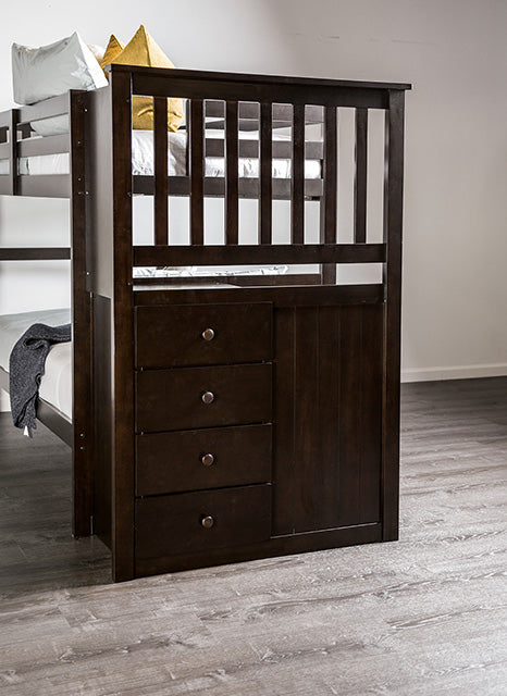 Ontario Twin/Twin Bunk Bed - Visions in Furniture (La Mirada, CA)