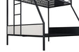 Molton Twin/Full Metal Bunkbed - Visions in Furniture (La Mirada, CA)