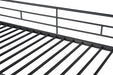 Myles Twin Loft Bed White, Silver & Black - Visions in Furniture (La Mirada, CA)