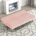 Hinwil Futon Sofa Bed Pink, Beige Grey, & Black - Visions in Furniture (La Mirada, CA)
