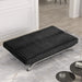 Villeneuve Futon Sofa Bed Black, Pink, & Grey - Visions in Furniture (La Mirada, CA)