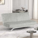 Villeneuve Futon Sofa Bed Black, Pink, & Grey - Visions in Furniture (La Mirada, CA)