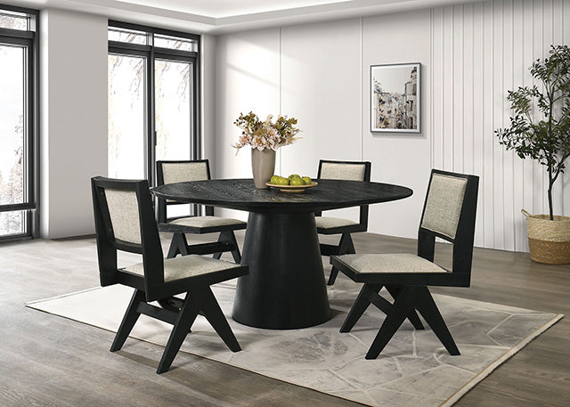 Tottenham 59" Round Dining Table - Visions in Furniture (La Mirada, CA)