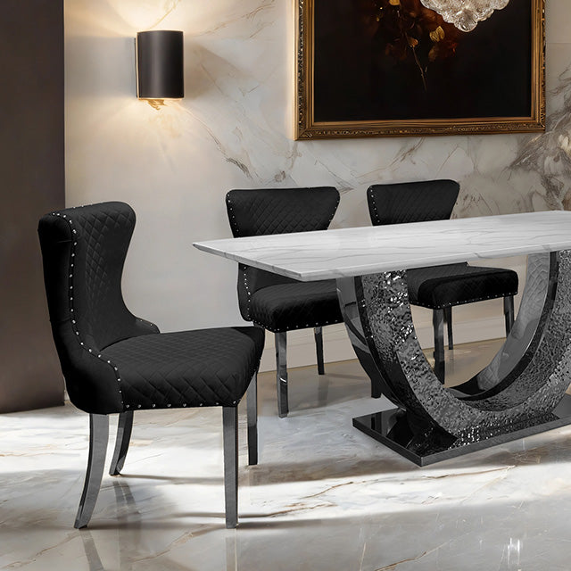 Portanova 7 Pc Dining Table Set - Visions in Furniture (La Mirada, CA)