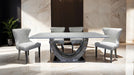 Portanova 7 Pc Dining Table Set - Visions in Furniture (La Mirada, CA)
