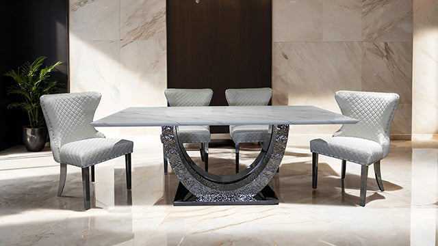 Portanova 7 Pc Dining Table Set - Visions in Furniture (La Mirada, CA)
