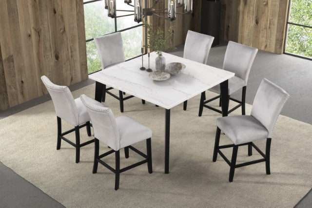 Sabro 5 Pc Counter Ht Table Set - Visions in Furniture (La Mirada, CA)