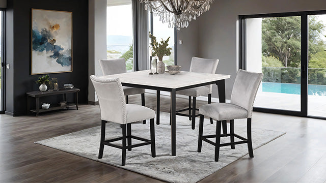 Sabro 5 Pc Counter Ht Table Set - Visions in Furniture (La Mirada, CA)