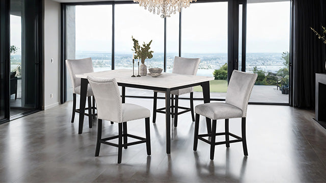 Sabro 5 Pc Counter Ht Table Set - Visions in Furniture (La Mirada, CA)