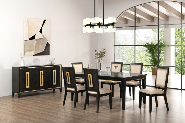 Kenyada 7 Pc Dining Table Set - Visions in Furniture (La Mirada, CA)