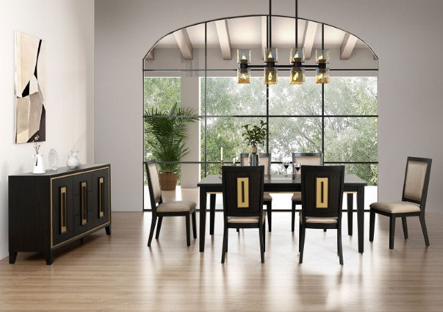 Kenyada 7 Pc Dining Table Set - Visions in Furniture (La Mirada, CA)